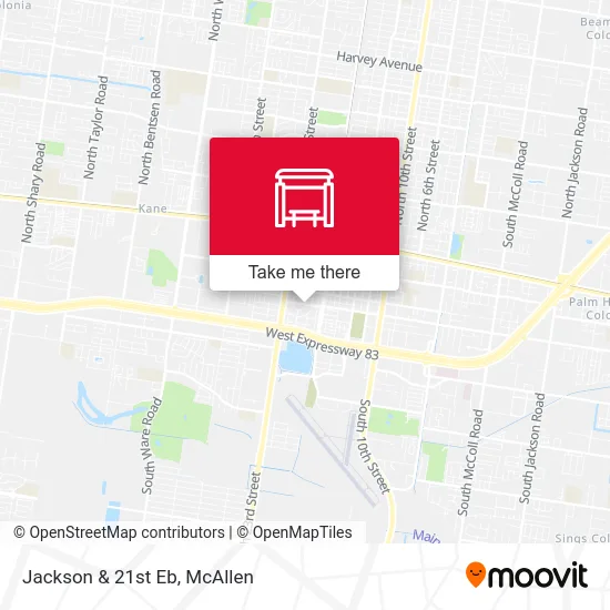 Mapa de Jackson & 21st Eb