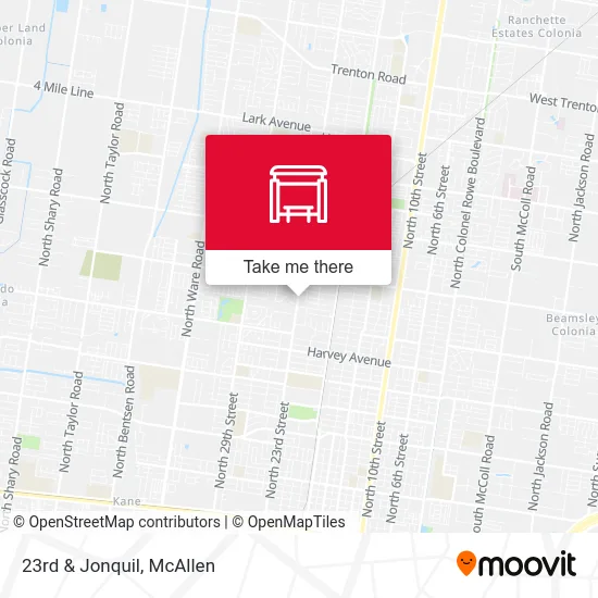 Mapa de 23rd & Jonquil