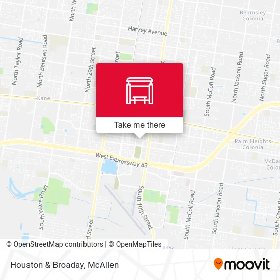 Mapa de Houston & Broaday