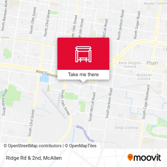 Mapa de Ridge Rd & 2nd