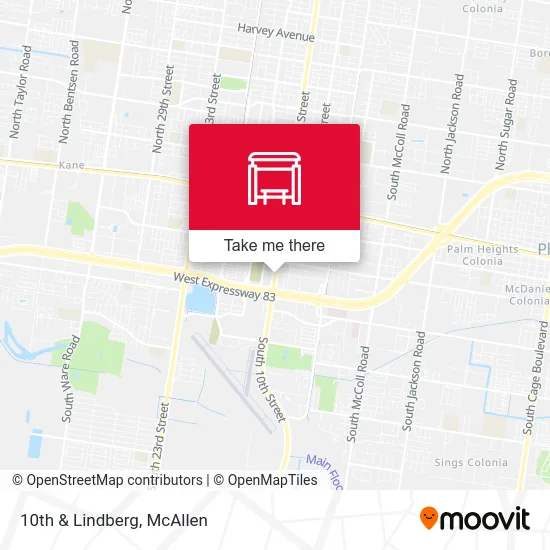 Mapa de 10th & Lindberg
