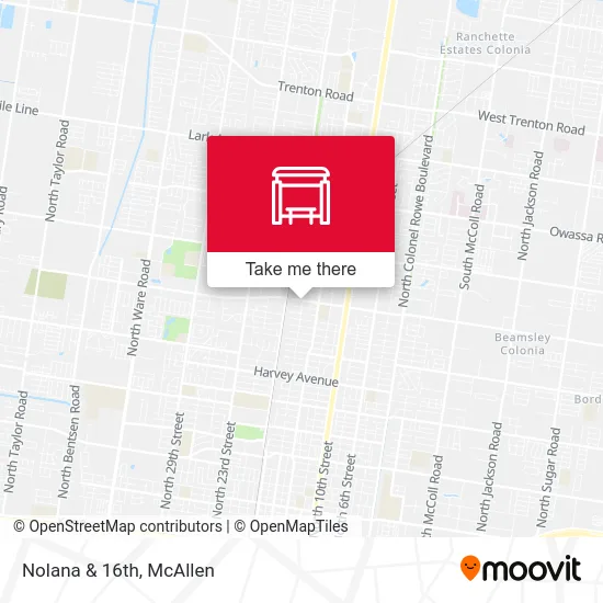 Mapa de Nolana & 16th