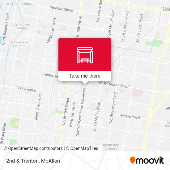 Mapa de 2nd & Trenton