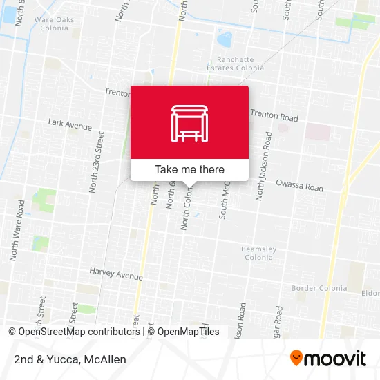 Mapa de 2nd & Yucca