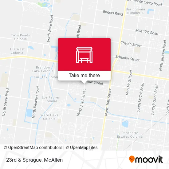 Mapa de 23rd & Sprague
