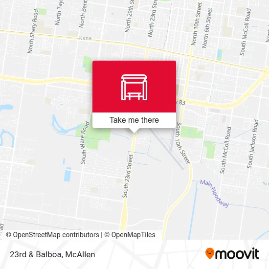 Mapa de 23rd & Balboa