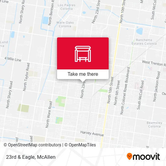 Mapa de 23rd & Eagle