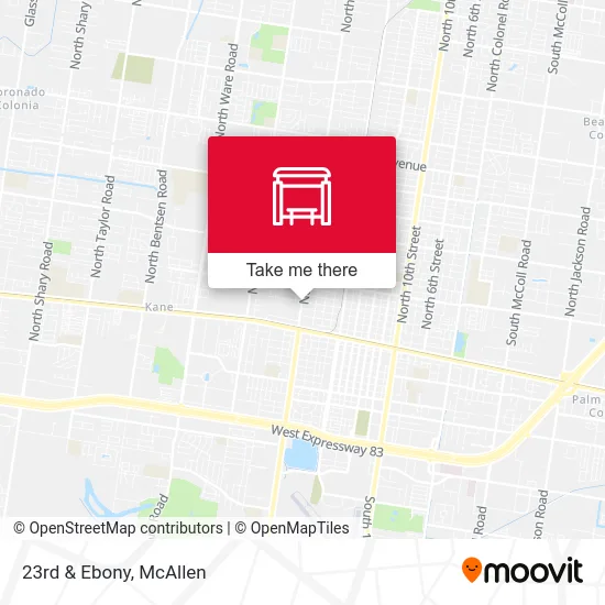 Mapa de 23rd & Ebony