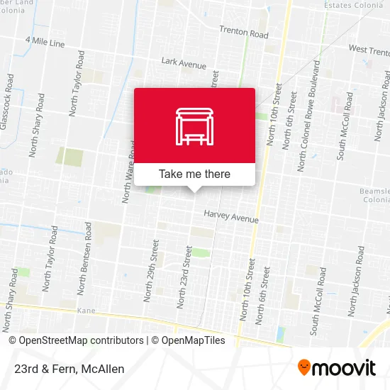 Mapa de 23rd & Fern
