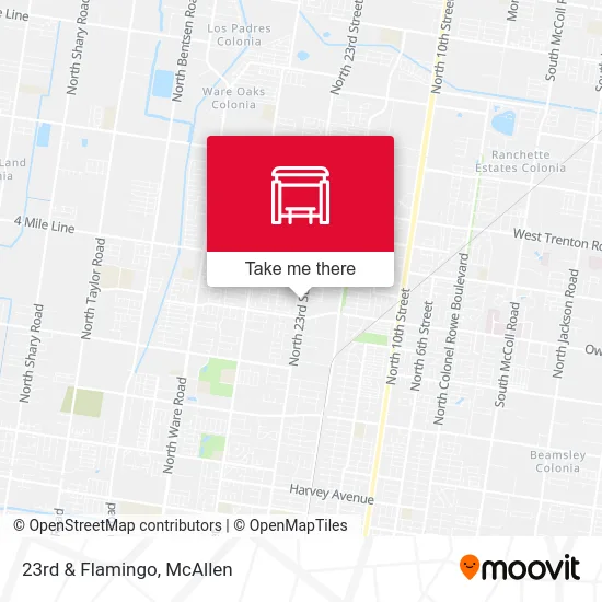 Mapa de 23rd & Flamingo