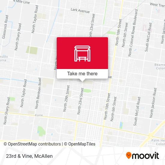 Mapa de 23rd & Vine
