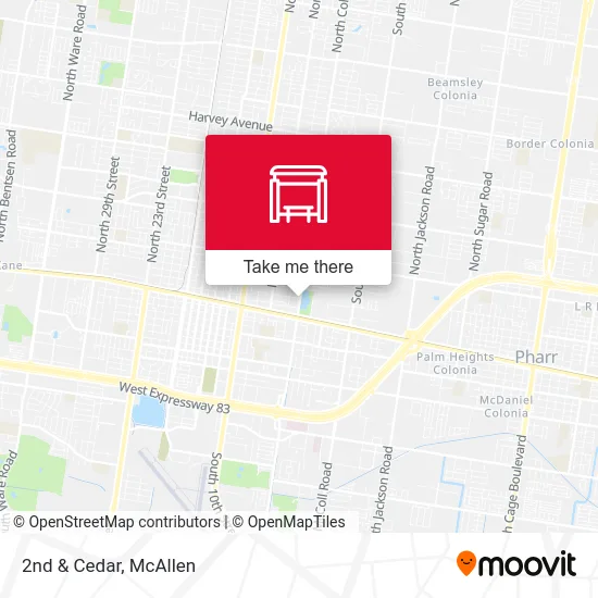 Mapa de 2nd & Cedar