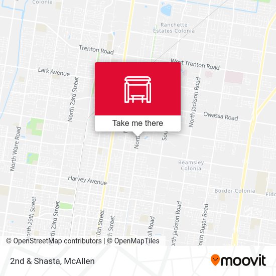 Mapa de 2nd & Shasta