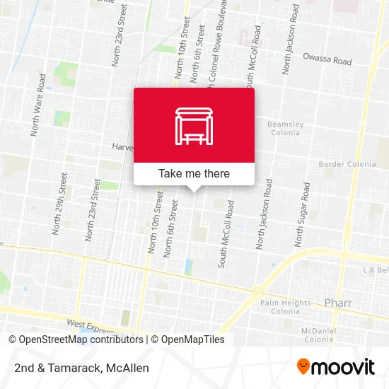 Mapa de 2nd & Tamarack