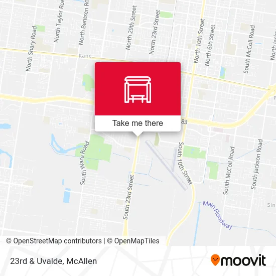 Mapa de 23rd & Uvalde