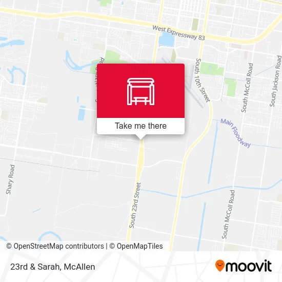 Mapa de 23rd & Sarah