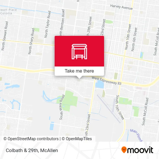 Mapa de Colbath & 29th
