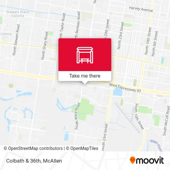 Mapa de Colbath & 36th