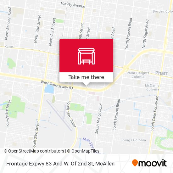 Mapa de Frontage Expwy 83 And W. Of 2nd St