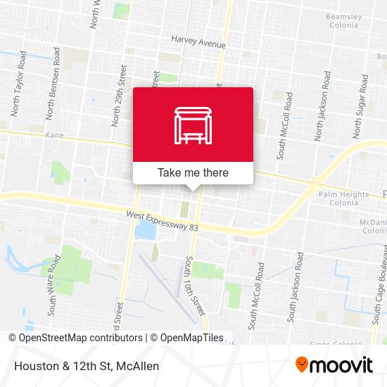 Mapa de Houston & 12th St