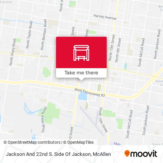 Mapa de Jackson And 22nd S. Side Of Jackson