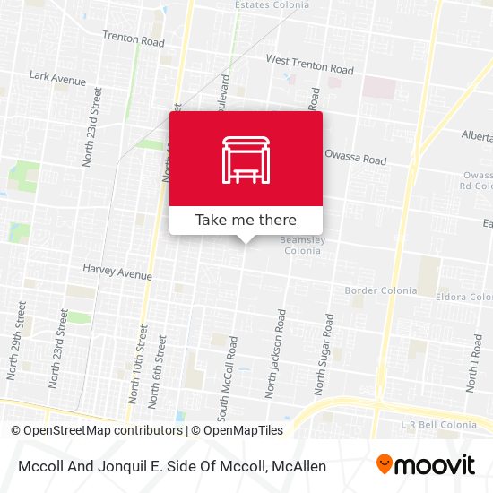 Mccoll And Jonquil E. Side Of Mccoll map