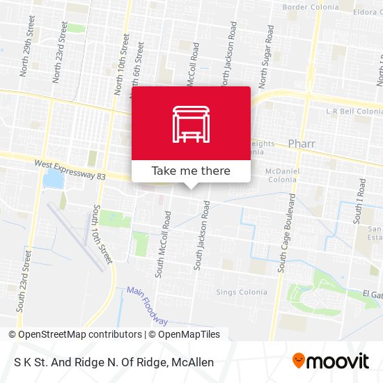 Mapa de S K St. And Ridge N. Of Ridge