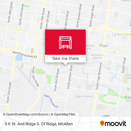 Mapa de S K St. And Ridge S. Of Ridge