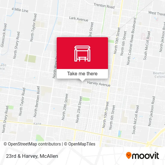 Mapa de 23rd & Harvey