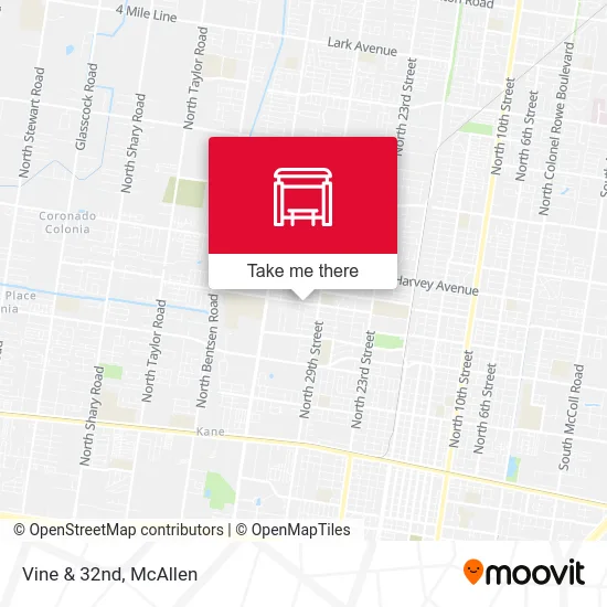 Mapa de Vine & 32nd