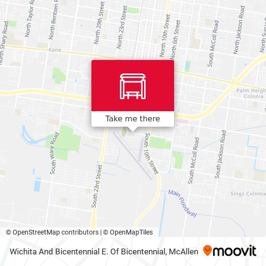 Mapa de Wichita And Bicentennial E. Of Bicentennial