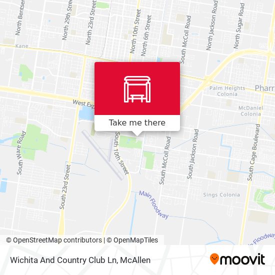 Wichita And Country Club Ln map