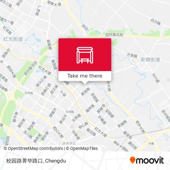 校园路菁华路口 map