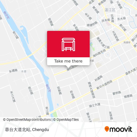 蓉台大道北站 map