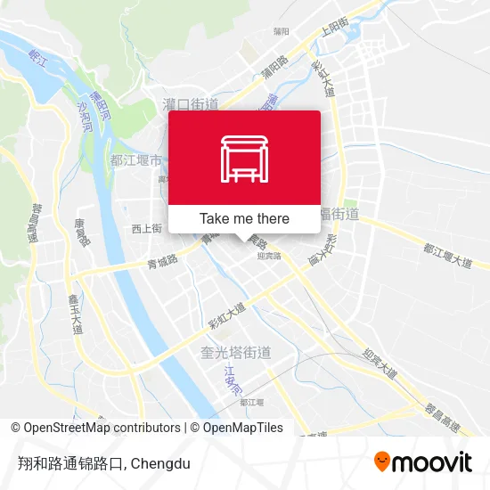 翔和路通锦路口 map