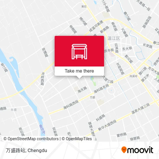 万盛路站 map