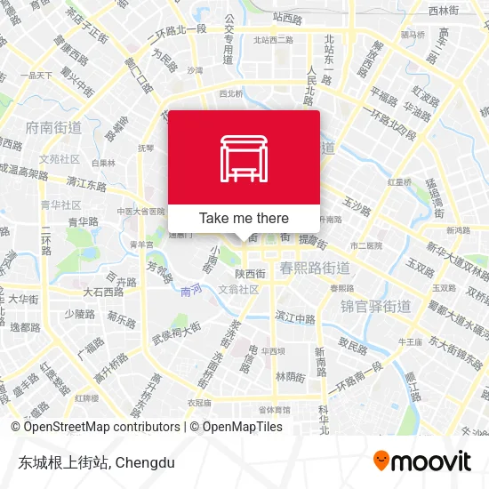 东城根上街站 map