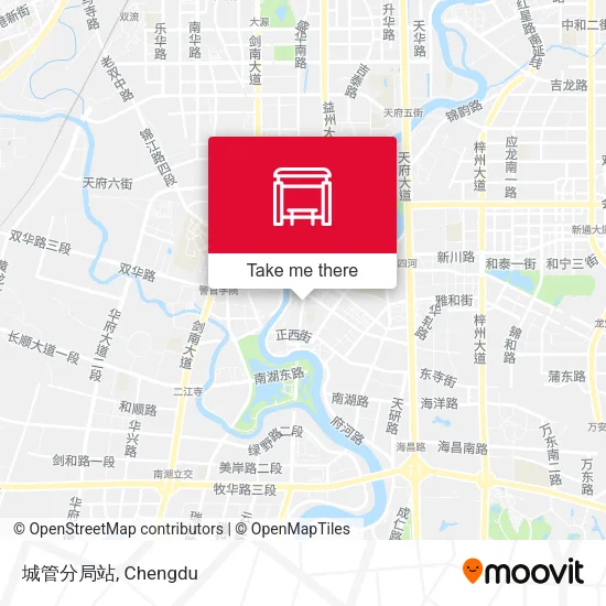 城管分局站 map