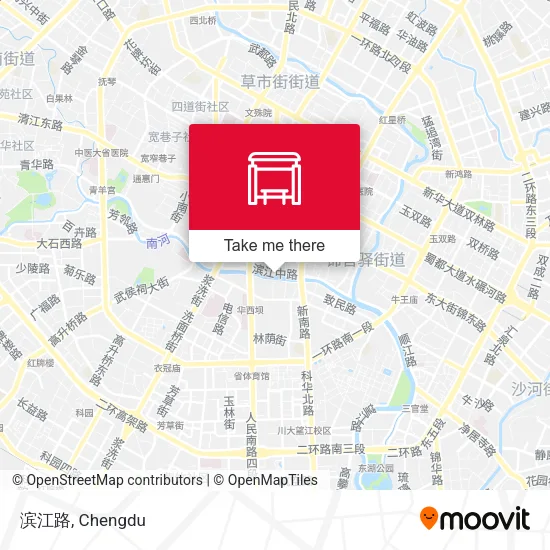 滨江路 map
