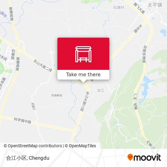 合江小区 map