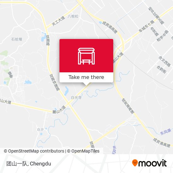 团山一队 map