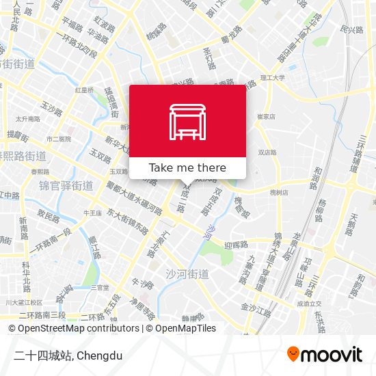 二十四城站 map