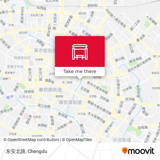 东安北路 map