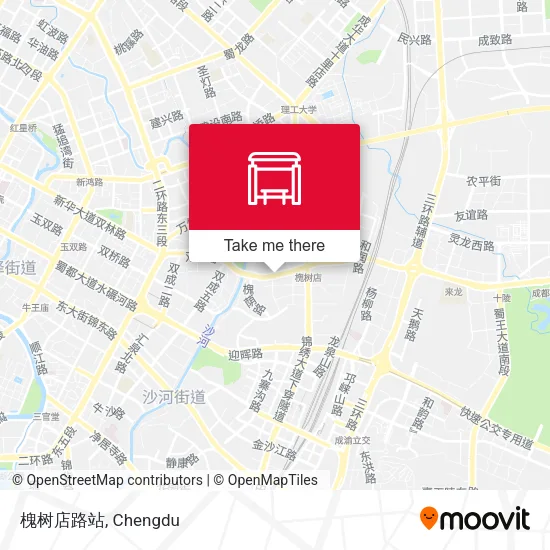 槐树店路站 map