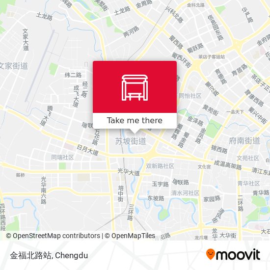 金福北路站 map