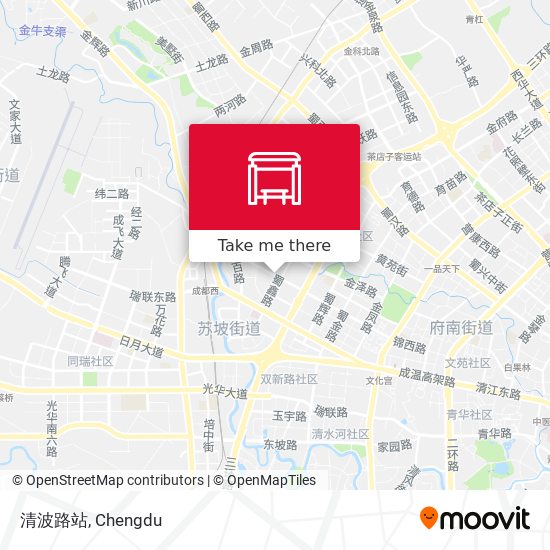 清波路站 map