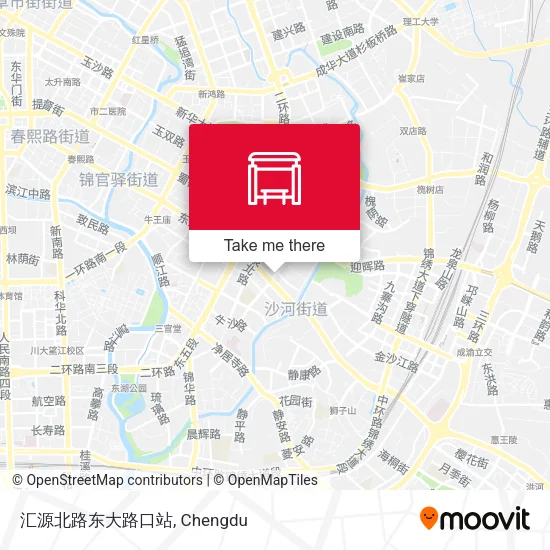 汇源北路东大路口站 map