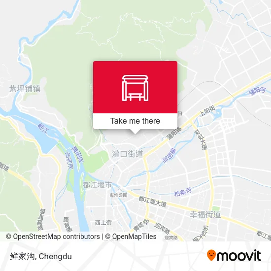 鲜家沟 map