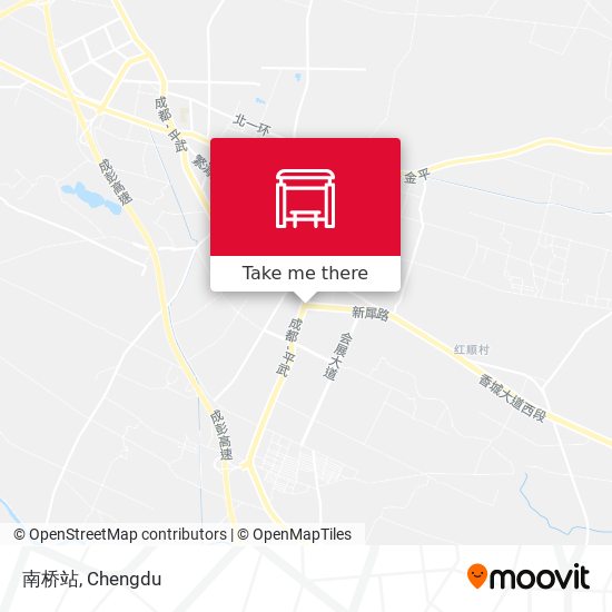 南桥站 map
