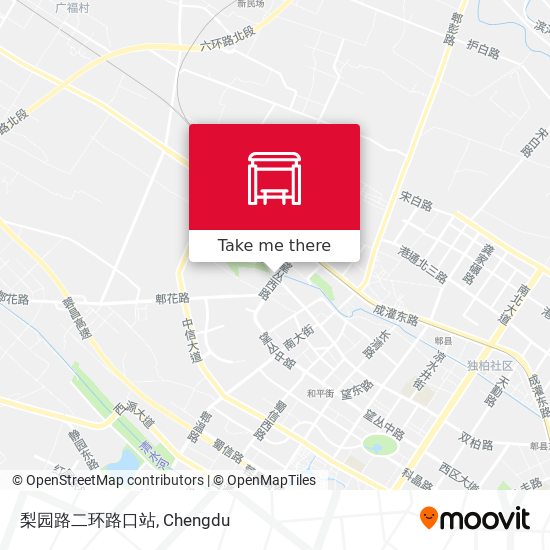 梨园路二环路口站 map